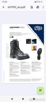 Pracovná obuv HAIX AIRPOWER XR21 (S3,S7) - 6