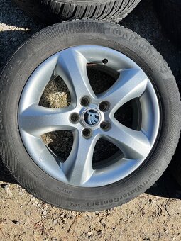 5x100 r15 6J ET43 original Fabia 2 195/55r15 zimne - 6