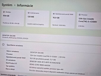 Asus Vivobook 15 Oled model 2024 plnefunkcny so 16gb ram 1Tb - 6