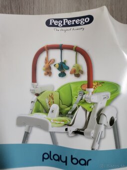 Peg Perego jedálenská stolička šedá - 6
