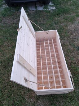 Debnička na víno a drevená škatuľa box - 6