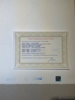 Andy Warhol "Mickey Mouse" Limitovaná edícia_Certifikát - 6