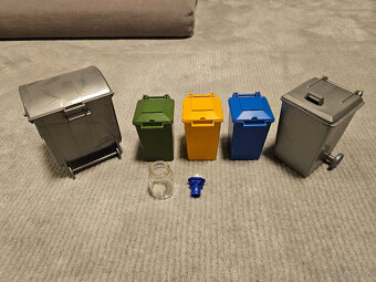 Sada mini smetiarskych košov Bruder - 6