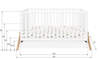 Detská rastúca postielka LOTTA 3v1 - 6