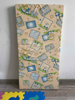 Skladacia detska postel + matrac - 6