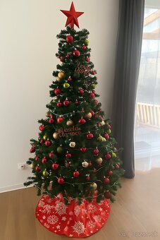 Predám umelý vianočný stromček 180cm JEDĽA - 6