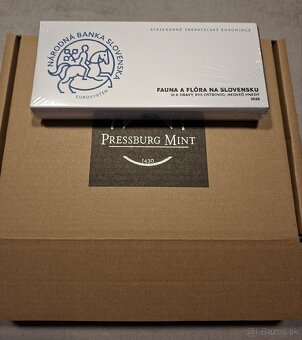 Strieborné mince - Fauna a Flóra na Slovensku + Pamätný list - 6