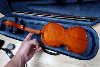 Predám detské husle 1/2 – Valencia V160 (husľový set) - 6