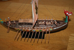 Model vikingskej lode s ochranným sklom - 6