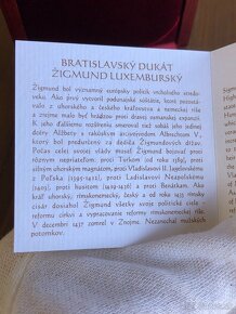 Zlatý Bratislavský dukát Žigmund Luxemburský Proof len 100 - 6