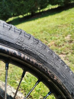 Predám originálne patinové koleso ČZ 150 C s linkami + brzd - 6