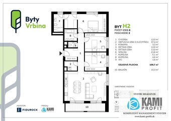 Na predaj priestranný 4 izbový byt v novostavbe v Piešťanoc - 6