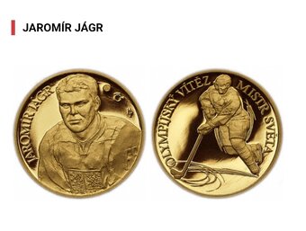Sada 5 zlatých medailí Mistři světa a Olympijští vítězové - 6