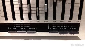 2x10 pasmovy equalizer KENWOOD GE-770 strieborny JAPAN, AE16 - 6