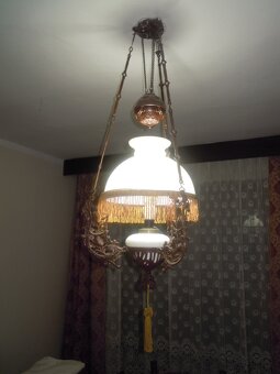 Starožitný luster/lampa - 6