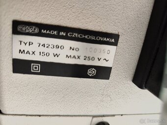 Príslušenstvo pre fotokomoru značky Meopta a Tesla - 6