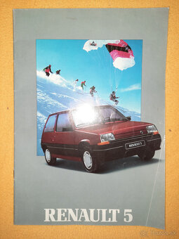 Dobové prospekty letáky Skoda,VW,Ford,Audi,Renault,Saab - 6
