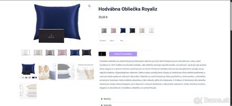 Prémiová značka Royaliz – hodvábne obliečky (22 momme) + e-s - 6
