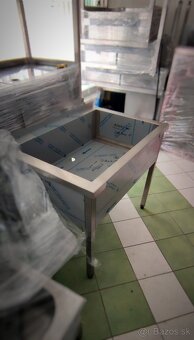 Nerezové drezy na gastro potreby, dvojdrez, umývadlo - 6