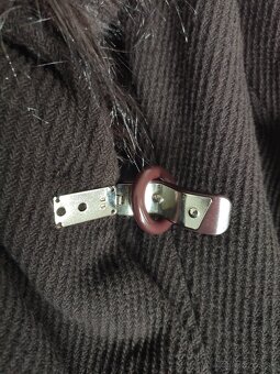 Hnedý vlnený kabát s límcom GIORDANI - veľ. 36 - 6