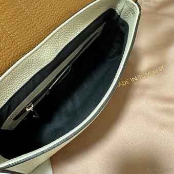 Talianska kožená kabelka - nová - 6