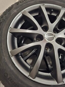 ALU disky Borbet LV5 Anthracite Glossy+zimné pneu 205/55 R16 - 6