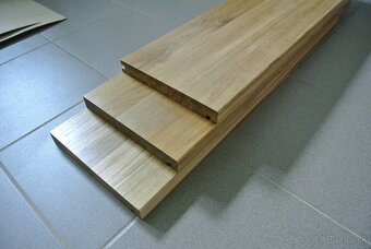Drevene stupnice - DUB priebezka 1000x300x40mm - 40€ - 6