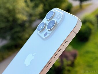 Apple iPhone 15 Pro 128GB White, výborný stav, komplet, 88% - 6