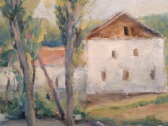 Obraz Jaromír Hynšt, Mlýn na samotě, olej 57x77 - 6