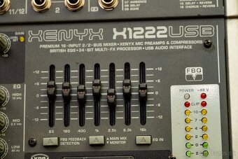 Behringer XENYX X1222USB – analógový mixpult – 120 € - 6