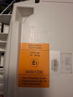 Autosedacka uzka Baier Adebar - 6