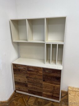 Sada nábytku z kartáčovaného dreva - 6