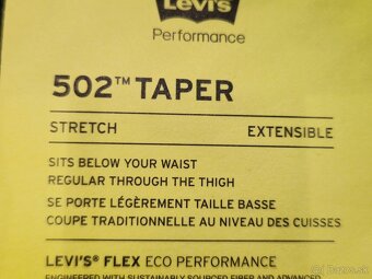 Džíny Levi's 502 W34 L32 - 44x78x107x19 cm p463 - 6