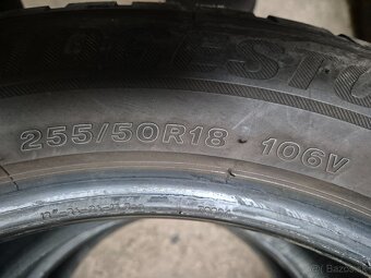 255/50 r18 zimné 2 ks BRIDGESTONE dezén 4,6 mm DOT2020 - 6