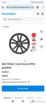 Alu disky AEZ 5x112 R18, pneu. 225/45 R18 95Y XL Semperit - 6