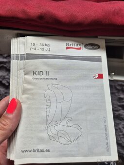 Autosedačka Britax Römer Kid II - 6