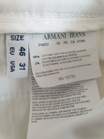Biele nohavice Armani - 6