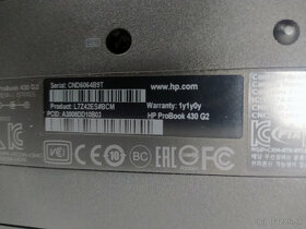 notebook HP ProBook 430 G2 - Core i3-5010u /S1572/ - 6