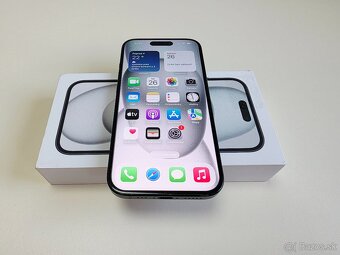 APPLE IPHONE 15 128GB BLACK,ZDRAVIE BATERKY 92% - 6