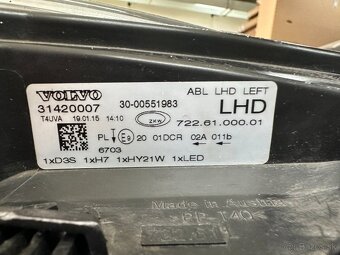 Levé přední světlo VOLVO V40/ V40 CC - 6