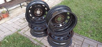 Predám plechové disky 6Jx15H2 ET45. 4x108 - 6