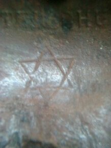 kovový predmet židovský - 6