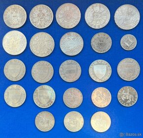 Rakúsko - Uhorské strieborné mince + Rakúsko - 6