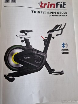 Predám cyklotrenažér TRINFIT Spin S800i - 6