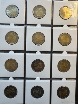 Zbierka 200 ks pamatných 2EUR mincí 2004-2015 komplet. - 6