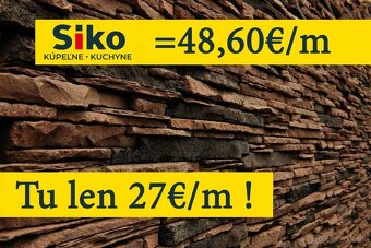 Obklad Vaspo kameň považan hnedá 6,7x37,5 cm reliéfna V53202 - 6