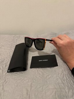 Slnečné okuliare YSL originál + kožené púzdro - 6