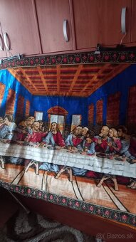 Vintage prehoz a gobelin Posledna vecera - 6