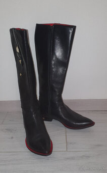 Kožené čižmy v. 40 - mäkká koža - 6