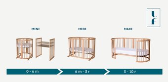 Detska postieľka Ingvart biela - 6